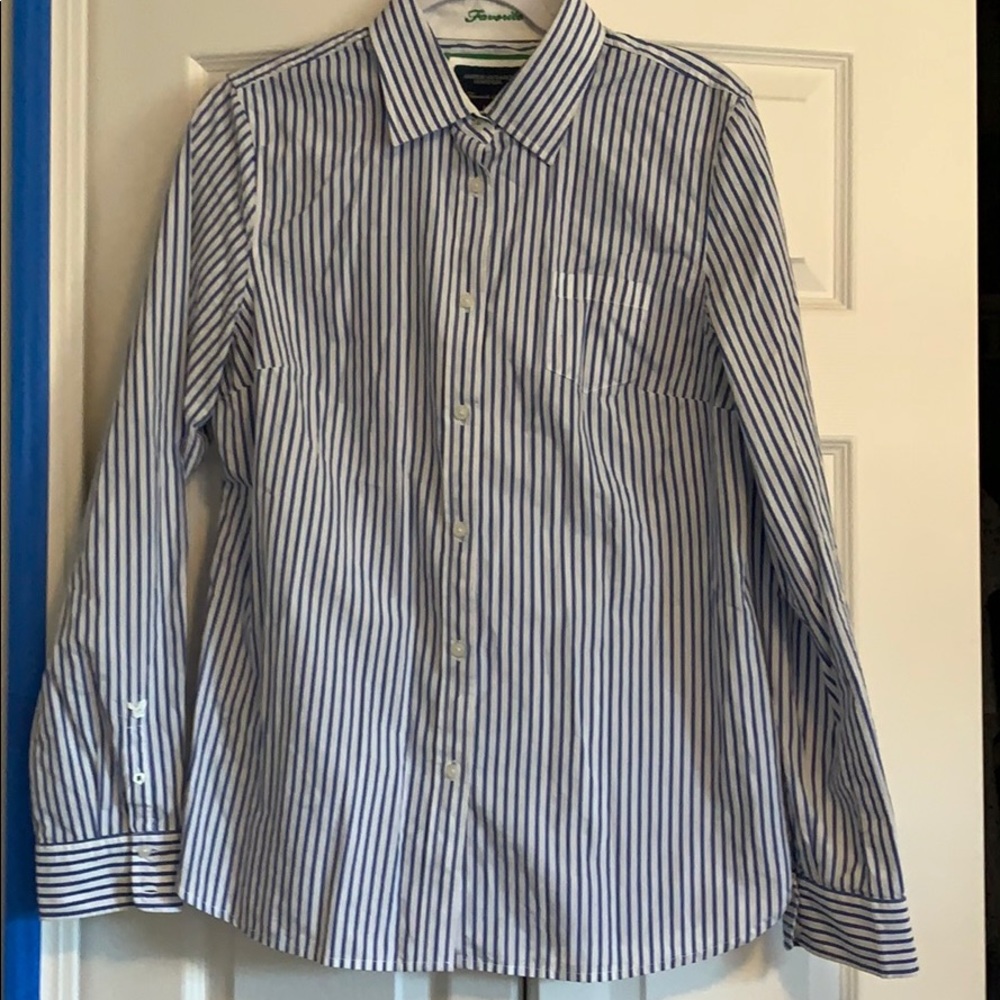 American Eagle pinstripe dress shirt